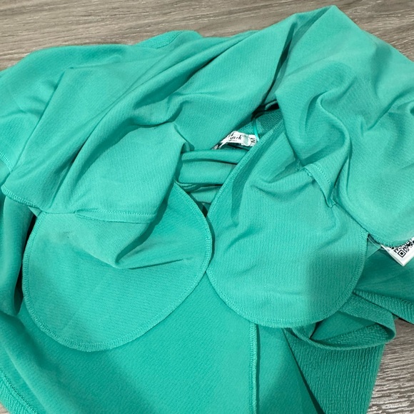 White Mark Turquoise Midi Skirt Size M New With Tags - Picture 6 of 16